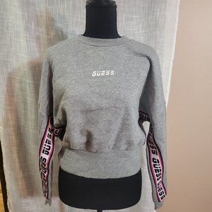 Guess - Grey Crop Sweatshirt